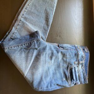 Kut from the Kloth Frayed Cuff Skinny Crop Jeans - Size 14W